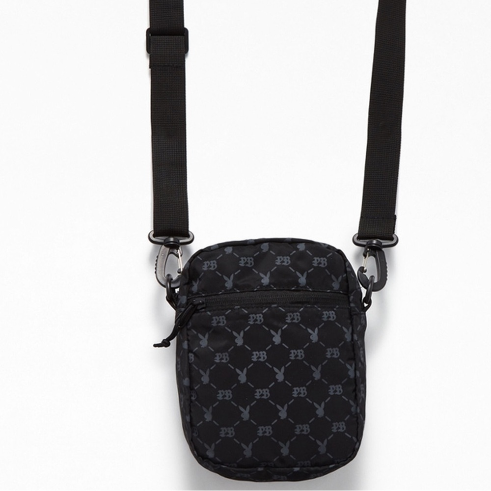 Playboy Monogram Crossbody Bag Black